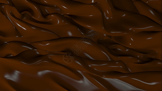 酸奶3D带有蓝色的巧克力背景摘要说明材料奶油图片