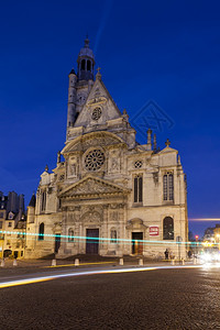 宗教城市法国巴黎圣艾蒂安蒙特教堂法国伊莱德兰西旅游的图片