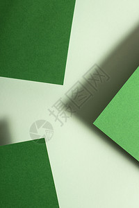 绿纸材料设计色纸张材料设计几何单色形状壁纸设计背景曲线艺术抽象的图片