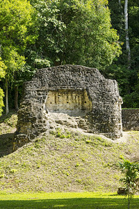 寺庙纪念碑危地马拉Mayan市蒂卡尔Tikal的建筑物自然图片