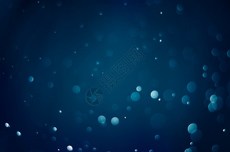 蓝色的散焦白Bluebokeh抽象背景图片