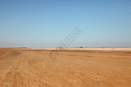 撒哈拉沙漠东景观蓝色的图片