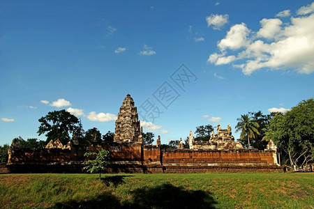古老的文化泰国sdokkakthom是一座高棉古庙图片