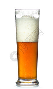 寒冷的奥夫钦尼科颜色啤酒杯装满冰冷的湖面图片