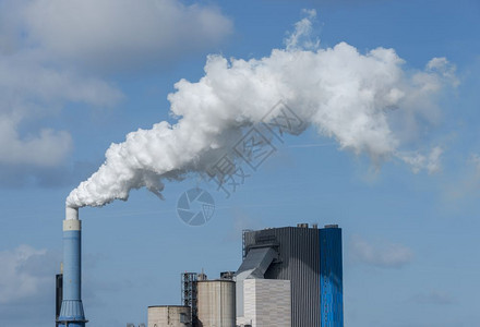 鹿特丹云抽烟欧洲贫困地区转子丹附近霍兰市发电厂的烟雾污染欧洲贫穷地区图片