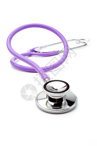 紫色听诊器图片