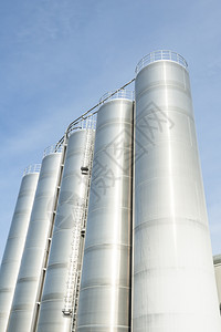 贮存使用不锈钢生产化学的工业筒仓水泥纳达林图片