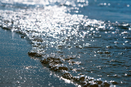 背景海水波浪或纹背景海浪加里宁格勒凉爽的图片