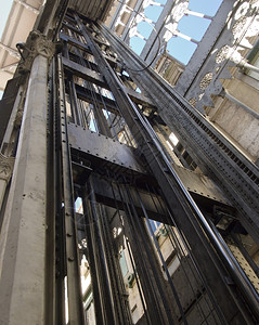 细节建筑学SantaJusta电梯又称Carmo电梯是用来连接里斯本市中心与BairroAlto的该电梯高45米17英尺仍然是埃图片