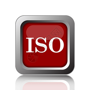 白色背景上的ISO图标Internet按钮互联网软件顾客图片
