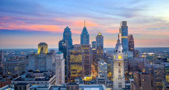 区建筑物美国宾夕法尼亚州费城市中心天线风景办公室图片