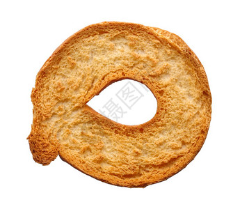 百吉饼食品和饮料单烤面包圈白皮上隔离的单烤面包圈戒指斯克莱兹涅夫图片