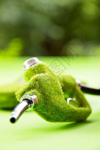 水平的绿色燃料喷嘴活力创造图片