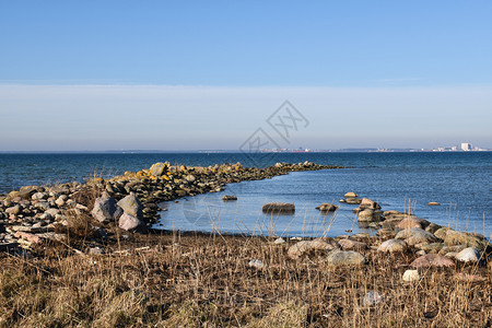 景观波罗的海瑞典群岛奥兰海岸春季风景来自波罗的海西德岛奥兰滩支撑图片