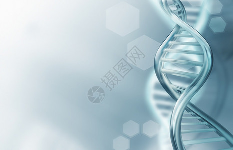 模型代码带有DNA片段的抽象科学背景细胞图片
