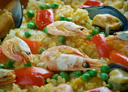 西班牙海鲜烹饪营养高清图片