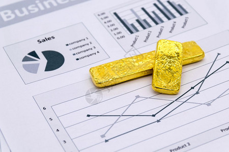 数据统计利润黄金对商业报告财务会计选择重点的金牛皮图片