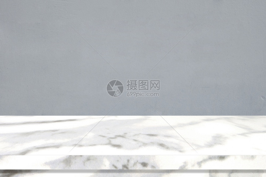 观视大理石表面背景厨房产品顶部灰白大理石表展示背景空办公桌架子面壁和灰墙食品仓库背景模板房间白色的复古图片
