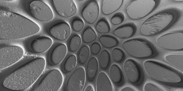 圆形设计背景有机形状四舍五入地表壁纸或纹理4k分辨率3d图例上有洞和纹理杂志墙图片