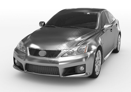 白色金属有色玻璃前左侧视图3D汽车辆图片