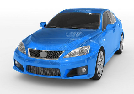 眼镜白色蓝油漆有玻璃前左侧视图3D充满活力车辆图片