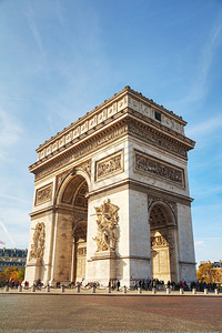 著名的1月日206年月日法国巴黎的埃托伊尔王宫法国是巴黎最有名的纪念碑之一位于戴高乐广场中心CharlesdeDaulle凯旋弧图片