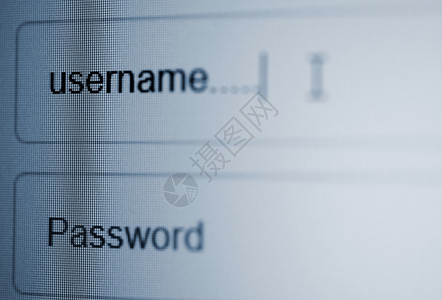 以互联网浏览器中的用户名和密码栏登录页面关闭LCD屏幕LCD入口电脑安全图片