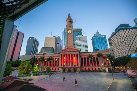 城市景观中心2019年5月3日至19澳大利亚首都布里斯班市天际戏剧图片
