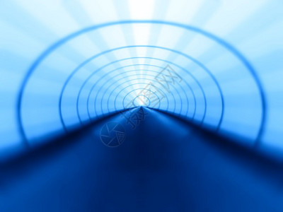 高速公路水平蓝色虚拟隧道插图背景水平蓝色虚拟隧道插图背景生动方向图片