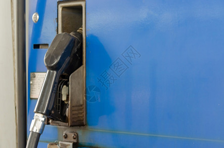 关闭加油站的喷嘴每天汽油乙醇背景图片