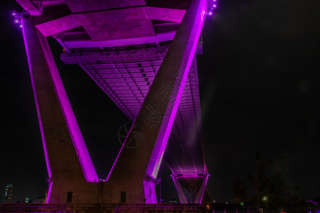 拂晓在下面黄昏2019年在一座桥下码头个登陆建筑基础设施Buhibol桥基座是V形的柱顶峰给人一种胜利的感觉笑声这块山普拉坎泰兰图片
