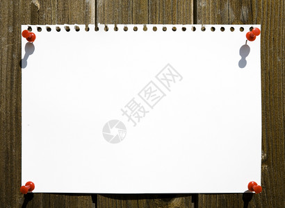 笔记本阿法纳西耶娃沟通木本背景上的空白笔记板页面图片