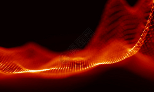 红色的数字摘要黑色几何背景连接结构科学背景未来技术HUD元素连接点和线大数据和商业抽象红色几何背景连接结构科学背景未来技术图片