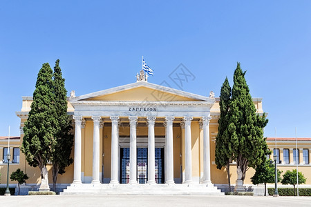 雅典希腊Zappeion大厦旅游建筑师文化图片