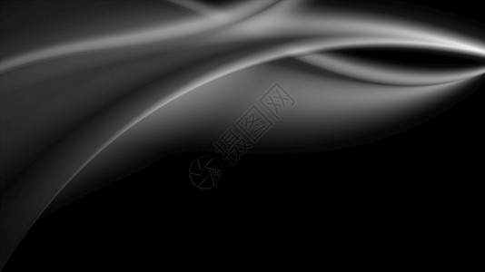 丝绸抽象的深灰色烟雾波背景体液动态的图片