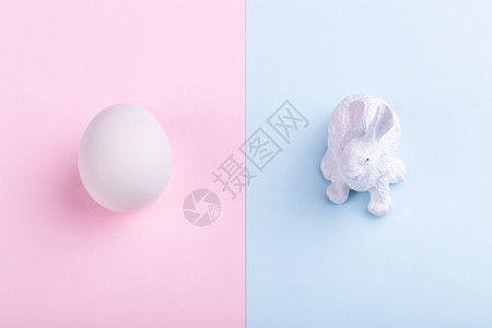 复活节兔子和蛋图片