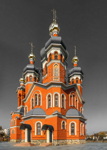 乌克兰塔尔内1092乌克兰东正教圣彼得和保罗堂位于乌克兰塔尔内的基辅宗主教区乌克兰东正教堂位于乌克兰塔尔内建造正面图片