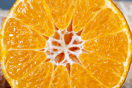 柑橘结构体美丽多汁的普通话用刀切成两半可见结构和汁液美丽多的普通话果图片