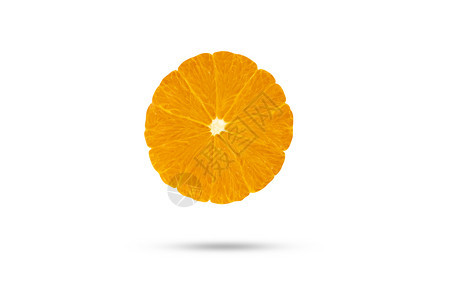 叶子在白背景和剪切路径上隔离的橙色水果健康喝图片