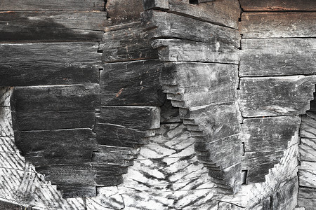 木制的燕尾古旧堂木刺的抽象形质地背景图片