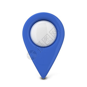 白色的旅行气泡在白色背景上孤立的指针3d插图图片