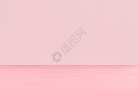 风格办公室3d提供甜美柔软粉红色调木板地和墙壁背景简单的水泥网络背景