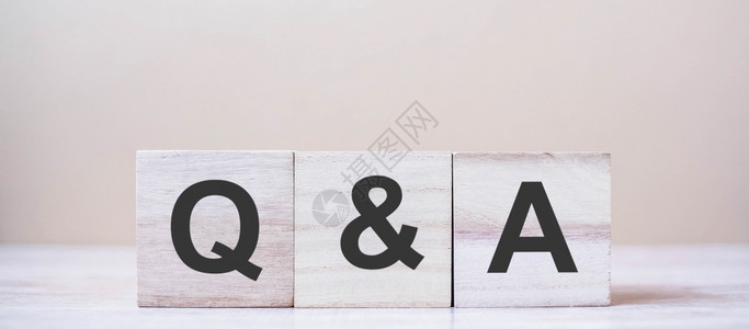 FAQ频率询问题答案信息通和集思广益概念等与木立方块的QA字词标记一种头脑风暴图片