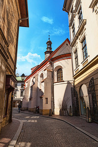 欧洲美丽的地标摩洛多瓦四十九年月日19克拉科夫波兰人历史中心一个拥有古代建筑的城市图片