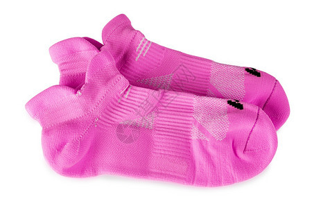 电的新pimk运动袜隔离在白色背景上新的pionk运动袜隔离在白色背景上柔软的粉色图片
