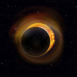 部分日食上多彩光环斑的月食由美国航天局提供的图像丰富多彩月亮阴影背景图片