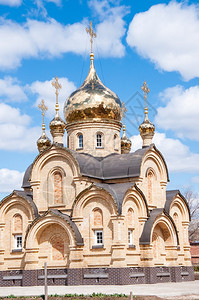 神圣的东正教礼拜堂奥伦堡神之母亲的喀山教区圣像叉崇拜堂图片