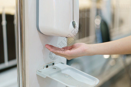 自动洗手消毒机背景图片
