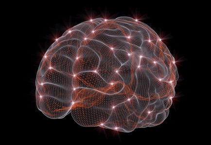 机器人技术高科学3D在人工智能中将概念图象转换成神经网络的3D版图片