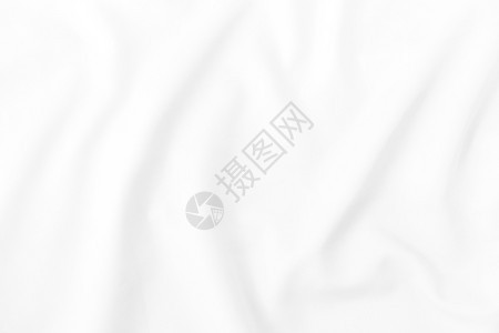 丝滑绸白布质料背景的奢侈品高分辨率的白色布料海浪背景图片